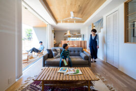 全開放サッシでウチとソトが繋がる北欧ナチュラルの家