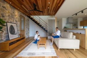 理想通りの素敵な家に住むことができてとても幸せです。